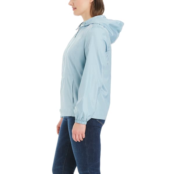 Womens d.e.t.a.i.l.s Windbreaker w/Gingham Hood Lining