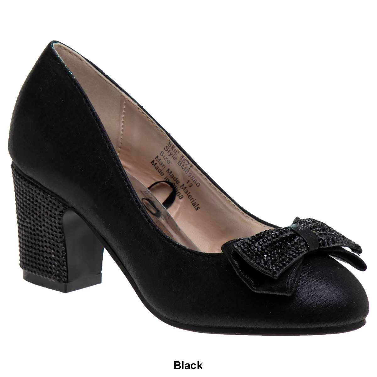 Big Girls Badgley Mischka Bow Pumps