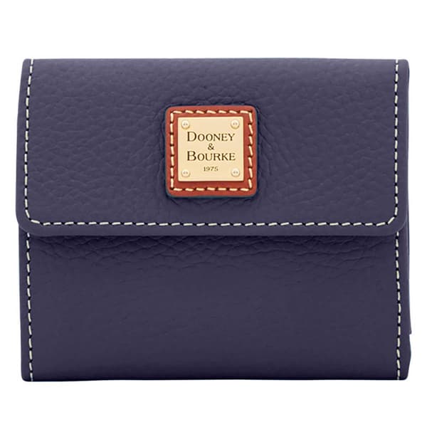 Dooney & Bourke Pebble Sm Flap Credit Card Wallet - image 