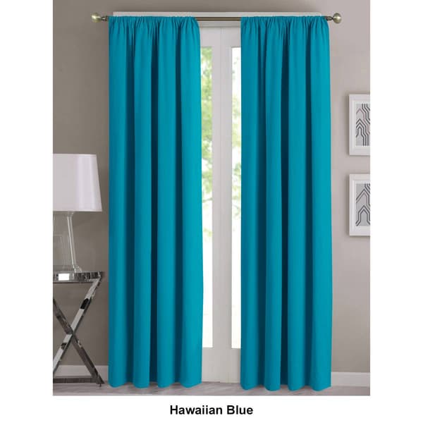 Kids Solid Rod Pocket Panel Curtain