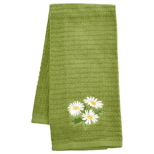 Daisy Trio Waffle Kitchen Towel - image 