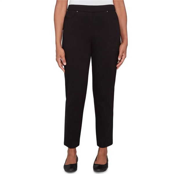 Petites Alfred Dunner Barcelona Stretch Ponte Knit Short Length - image 