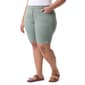Plus Size Gloria Vanderbilt Amanda Bermuda With Slit Shorts - image 1