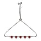 Gianni Argento Lab Created Ruby & CZ Heart Adjustable Bracelet - image 1