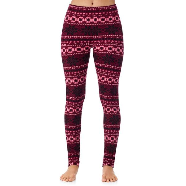 Womens Cuddl Duds(R) Fair Isle Fleecewear with Stretch Leggings - image 