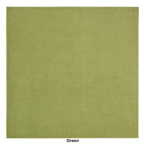 Nourison Essentials Solid Indoor/Outdoor Square Rug