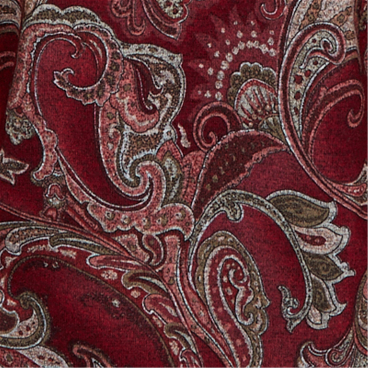 Womens Alfred Dunner Union Square 3/4 Sleeve Paisley Blouse
