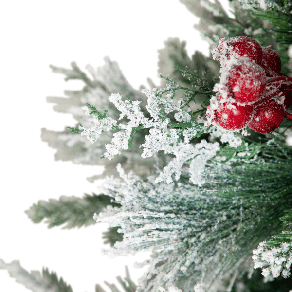 Northlight Real Touch™ 6.5ft. Flocked Whittaker Christmas Tree