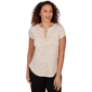 Womens Emaline Verde Grove II Short Sleeve Lace Neck Blouse - image 1