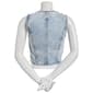 Juniors Stoosh Washed Denim Studded Vest - image 3