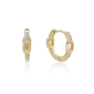 Brilliant Grown 1/10ctw. Lab-Grown Diamond Hoop Earrings - image 1