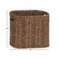 9th & Pike® Natural Seagrass Magazine Storage Basket - image 8