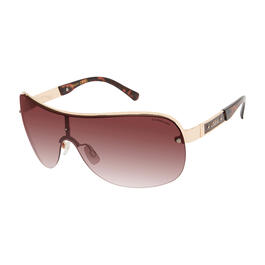Mens U.S. Polo Assn.(R) Rimless Shield Sunglasses with Metal Frame