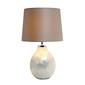 Simple Designs One Light Pearl Table Lamp w/Fabric Shade - image 2