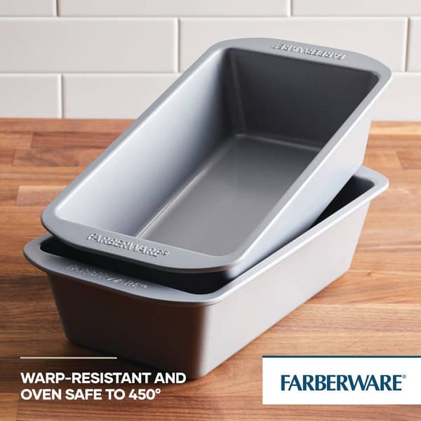 Farberware&#174; 2pc. GoldenBake Bakeware Nonstick Loaf Pan Set