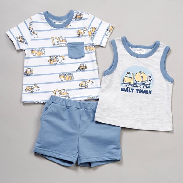 Baby Boy (12-24M) bon bebe(R) New York 3pc. Built Tough Set - image 