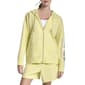 Womens DKNY Sport Foil Logo On Silver French Terry Full Zip Hood - image 1