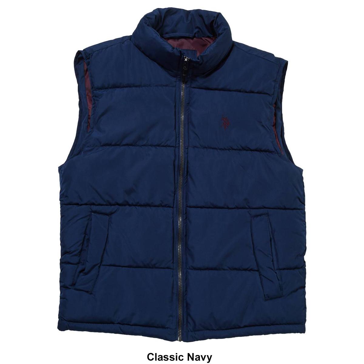 Mens U.S. Polo Assn.® Solid Signature Puffer Vest