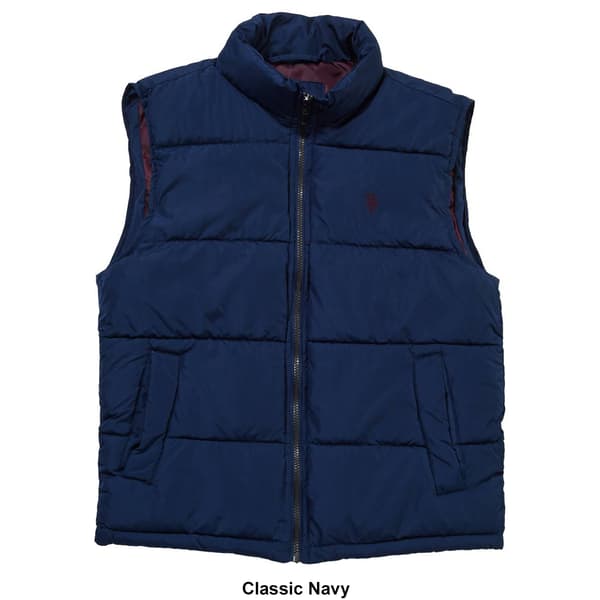 Mens U.S. Polo Assn.® Solid Signature Puffer Vest