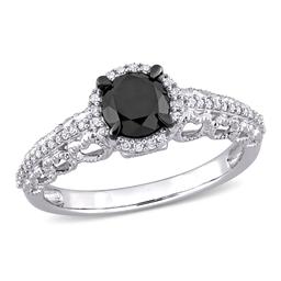 Radiant Rainbow(tm) 10kt. White Gold Diamond Fashion Ring