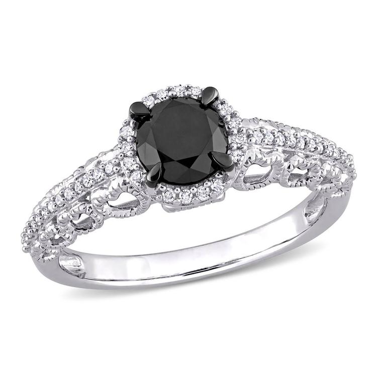 Radiant Rainbow(tm) 10kt. White Gold Diamond Fashion Ring