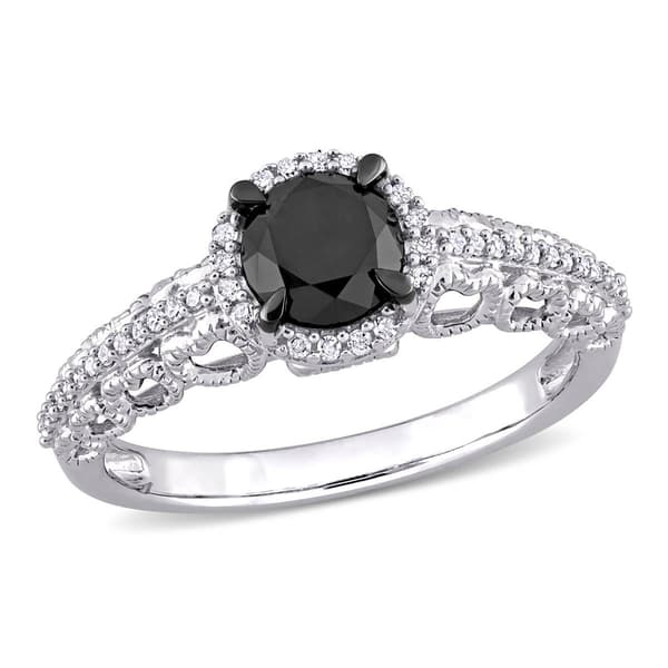 Radiant Rainbow(tm) 10kt. White Gold Diamond Fashion Ring - image 
