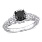 Radiant Rainbow(tm) 10kt. White Gold Diamond Fashion Ring - image 1
