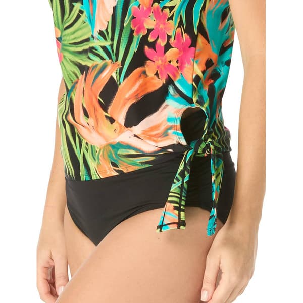 Womens Coco Reef Island Grove Stella Side Tie Tankini Swim Top