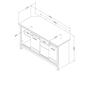 South Shore Exhibit Weathered Oak Corner TV Stand - image 4