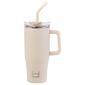 30oz. Double Wall Stainless Steel Tumbler w/ Handle - Cream - image 1