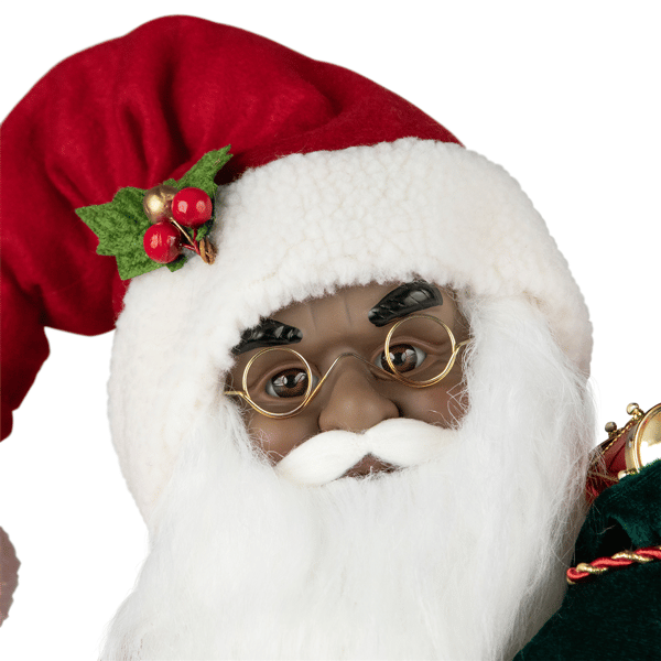 Northlight 2ft. African American Santa Claus Christmas Figure