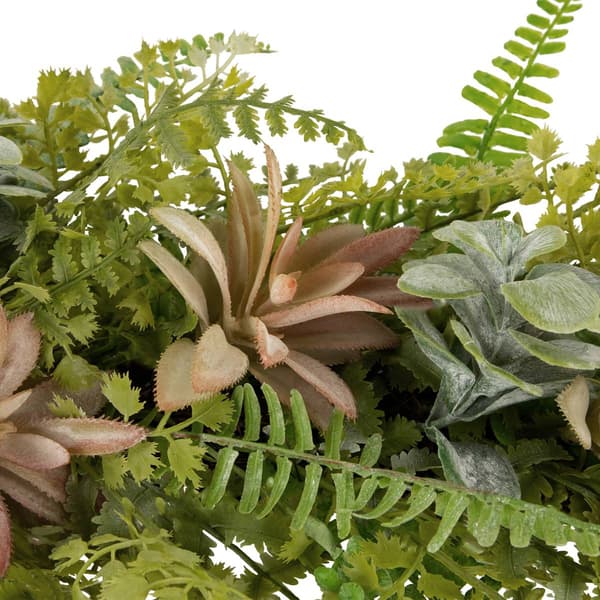 Northlight Seasonal Artificial Fern & Succulents Teardrop Swag