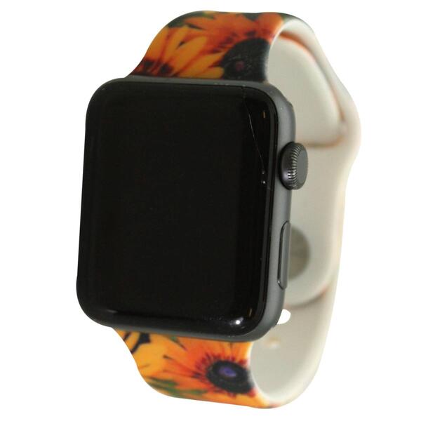 Womens Olivia Pratt&#8482; Printed Apple Watch Band - 8844-REALDAISY