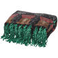 Mountain Ridge Teddy Bear Fair Isle Fringe Throw - image 1
