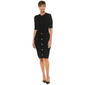Plus Size Nina Leonard Elbow Sleeve Pocket Ribbed Sweater Dress - image 1