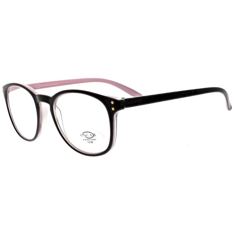 Womens O by Oscar Black Reader Glasses