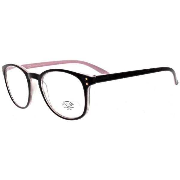 Womens O by Oscar Black Reader Glasses - image 