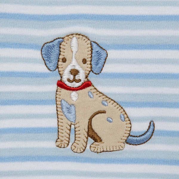 Baby Boy (3-12M) Little Me® 2Pk Puppy Print Rompers