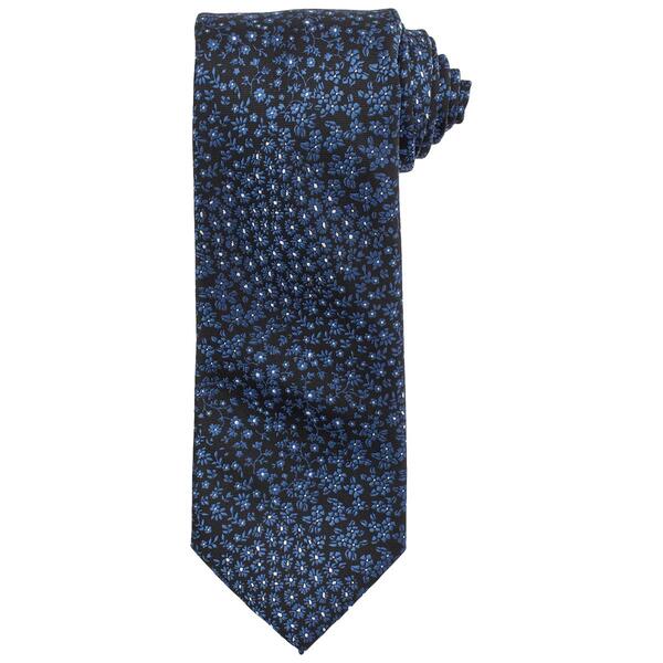 Mens John Henry&#40;R&#41; Micro Daisy Floral Tie - image 