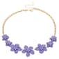 Ashley Cooper(tm) Purple Flower Necklace - image 1