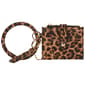 Womens DS Fashion Ring Loop Wristlet w/ Tassel & Charm - Leopard - image 1