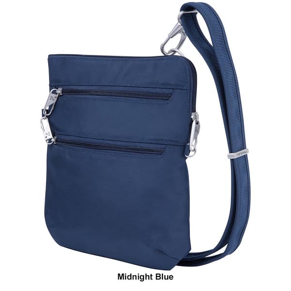 Travelon Anti-Theft Classic Slim Double Zip Crossbody