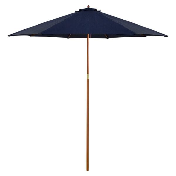 Northlight Seasonal 9ft. Patio Market Umbrella with Wood Pole - image 