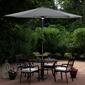Northlight Seasonal 9ft. Solar Patio Market Tilted Umbrella - image 2