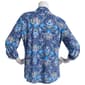 Womens Emily Daniels 3/4 Sleeve Floral Disco Dot Button Down - image 2