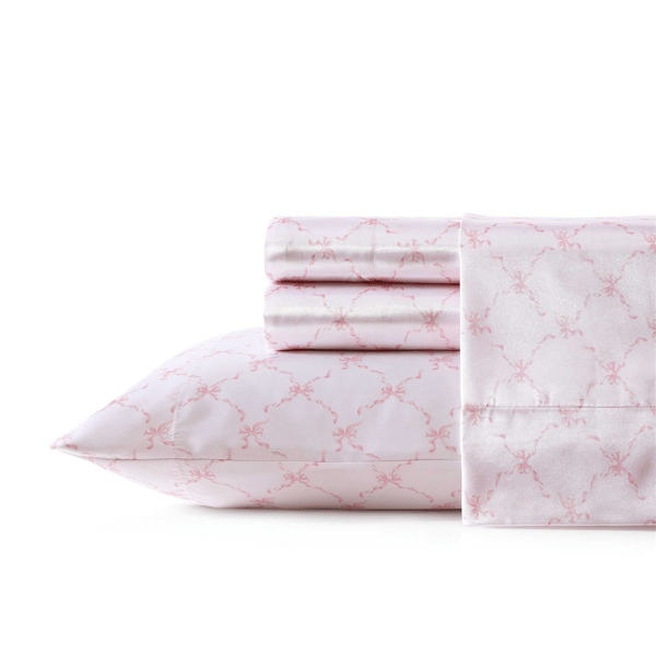 Laura Ashley(R) Bow Ribbon Sheet Set