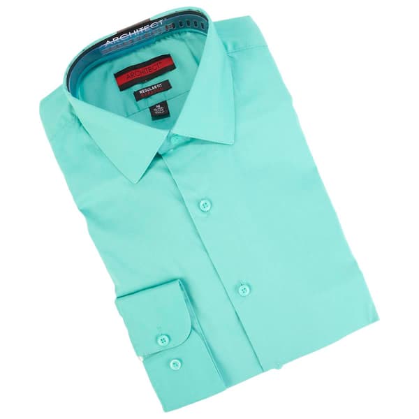 Mens Architect&#40;R&#41; Fitted Stretch Dress Shirt - Turquoise - image 