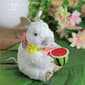 Northlight Seasonal Sisal Piglet with Watermelon Figurine - image 3