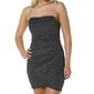Juniors Crystal Doll Rhinestone Tulip Sheath Dress - image 3