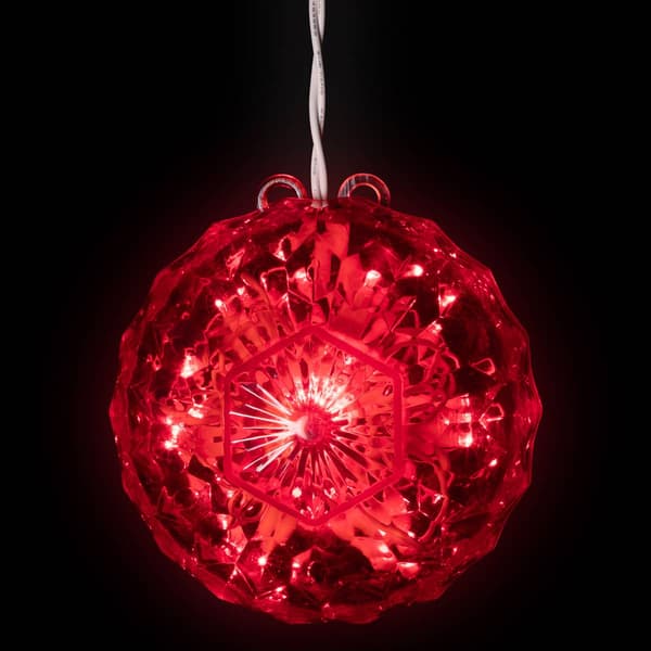 Northlight Seasonal LED Crystal Sphere Christmas Decoration